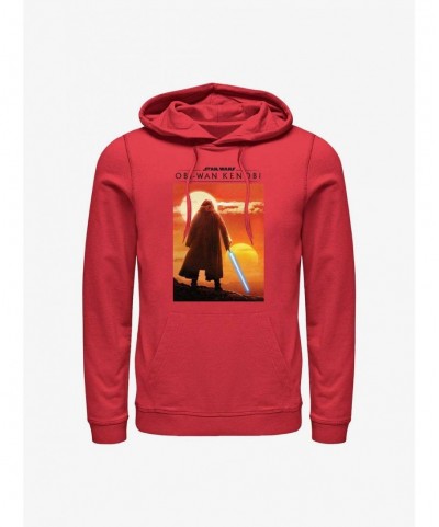 Discount Star Wars Obi-Wan Two Suns Hoodie $11.63 Hoodies