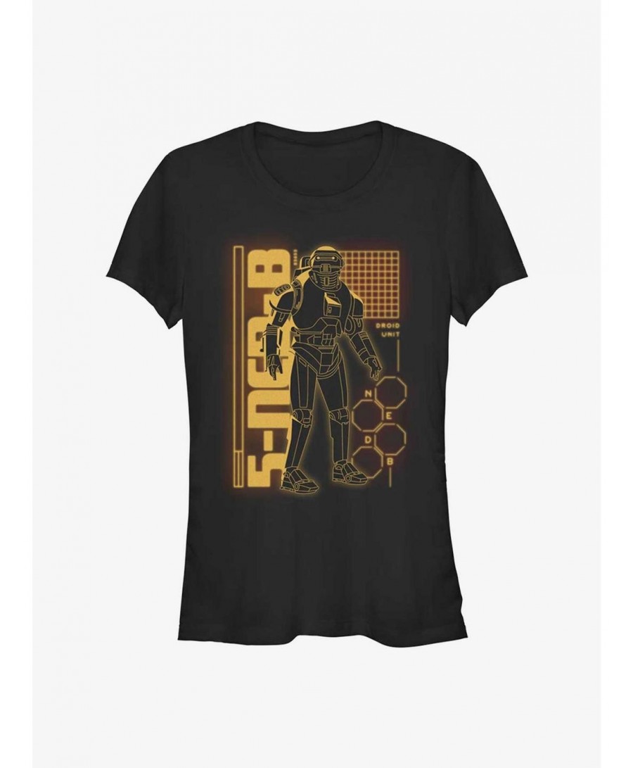 Hot Selling Star Wars Obi-Wan Kenobi 5-Ned-B Droid Girls T-Shirt $7.32 T-Shirts