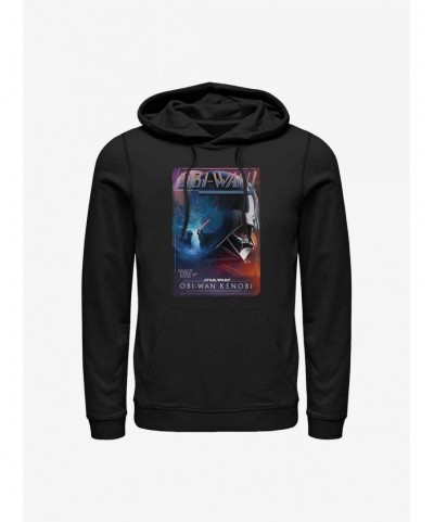 Seasonal Sale Star Wars Obi-Wan Vader VHS Cover Hoodie $13.51 Hoodies