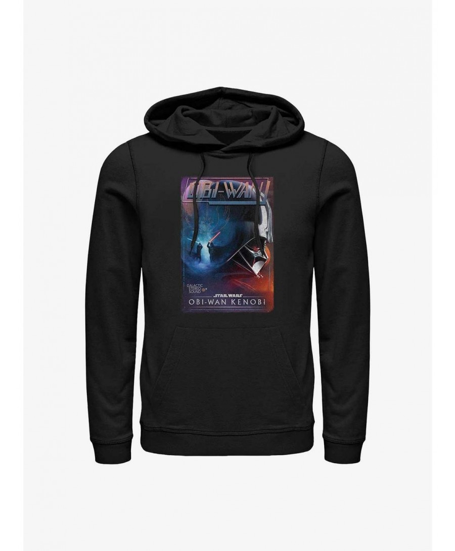 Seasonal Sale Star Wars Obi-Wan Vader VHS Cover Hoodie $13.51 Hoodies