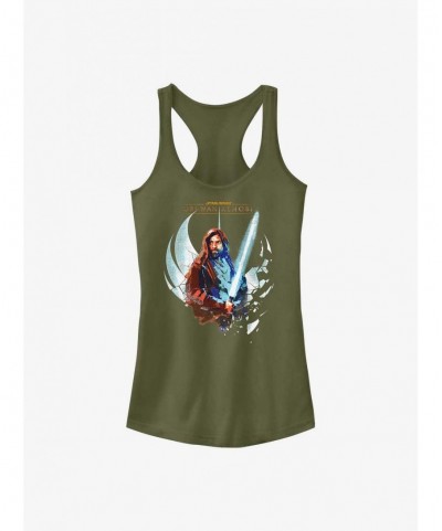 Premium Star Wars Obi-Wan Kenobi Shattered Jedi Girls Tank $6.97 Tanks