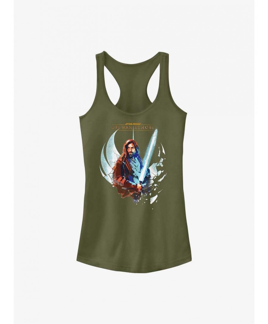 Premium Star Wars Obi-Wan Kenobi Shattered Jedi Girls Tank $6.97 Tanks