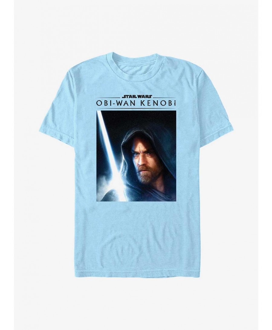 Discount Sale Star Wars Obi-Wan Kenobi Knight Saber T-Shirt $7.53 T-Shirts