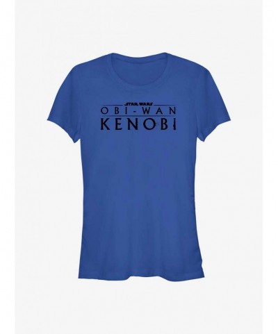 Value for Money Star Wars Obi-Wan Kenobi Logo Girls T-Shirt $8.37 T-Shirts