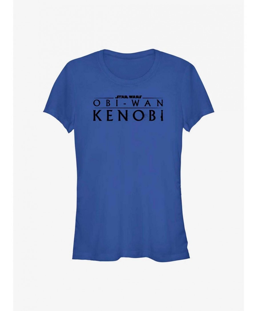 Value for Money Star Wars Obi-Wan Kenobi Logo Girls T-Shirt $8.37 T-Shirts