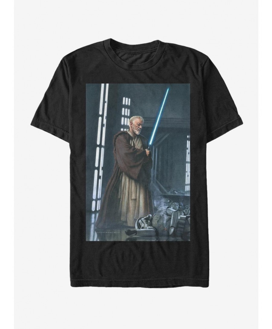 Pre-sale Star Wars Obi-Wan Kenobi Lightsaber T-Shirt $6.36 T-Shirts