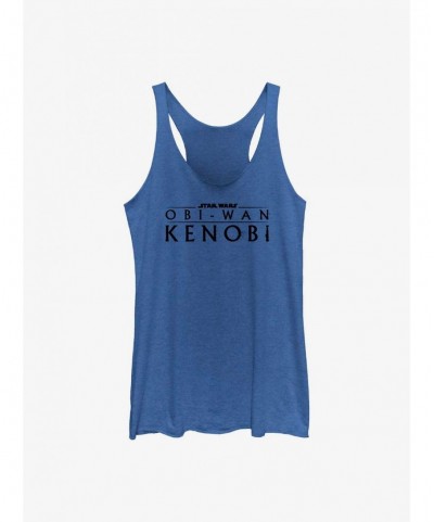 Hot Sale Star Wars Obi-Wan Kenobi Logo Girls Tank Top $8.88 Tops