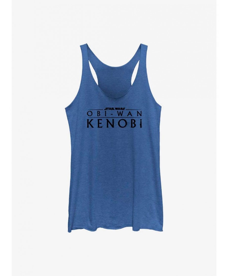 Hot Sale Star Wars Obi-Wan Kenobi Logo Girls Tank Top $8.88 Tops