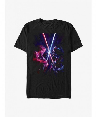 Discount Sale Star Wars Obi-Wan Vader and Kenobi T-Shirt $7.33 T-Shirts