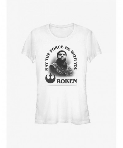 Exclusive Price Star Wars Obi-Wan Kenobi Kawlan Roken Force Be With You Girls T-Shirt $6.62 T-Shirts