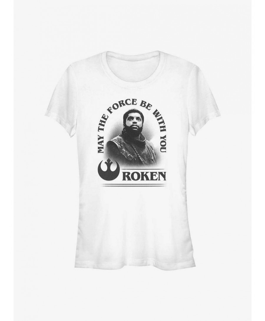 Exclusive Price Star Wars Obi-Wan Kenobi Kawlan Roken Force Be With You Girls T-Shirt $6.62 T-Shirts