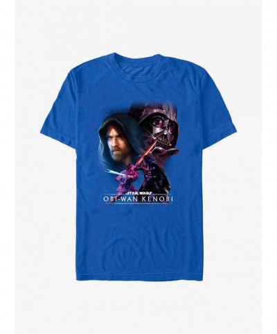 Unique Star Wars Obi-Wan Big Face Off T-Shirt $7.86 T-Shirts