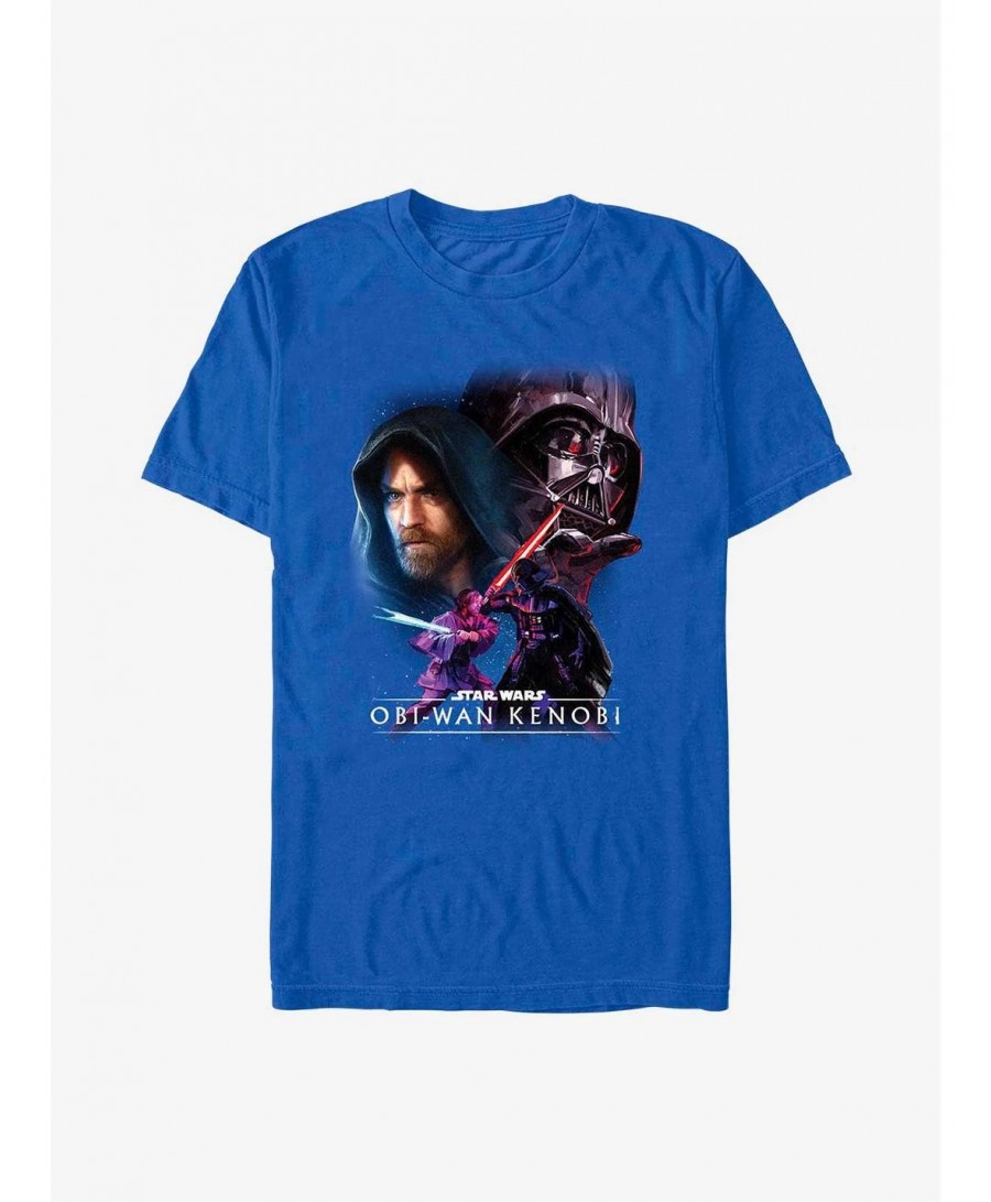 Unique Star Wars Obi-Wan Big Face Off T-Shirt $7.86 T-Shirts