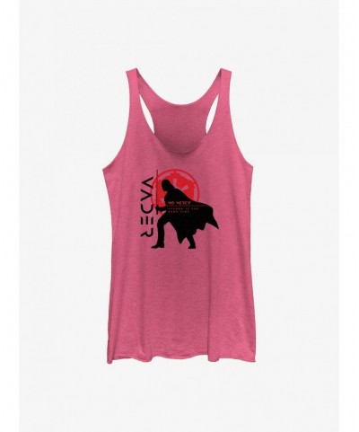 Pre-sale Discount Star Wars Obi-Wan Kenobi Vader Silhouette Girls Tank $6.16 Tanks