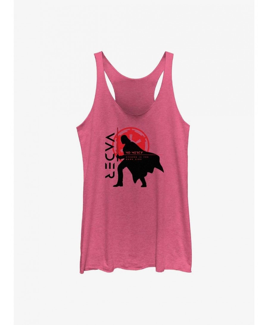 Pre-sale Discount Star Wars Obi-Wan Kenobi Vader Silhouette Girls Tank $6.16 Tanks