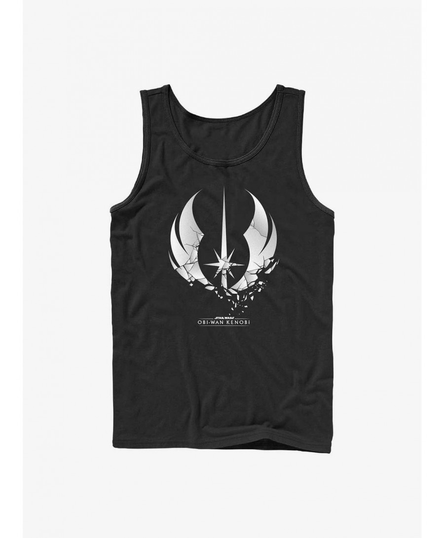 Premium Star Wars Obi-Wan Shattered Jedi Logo Tank $8.02 Tanks