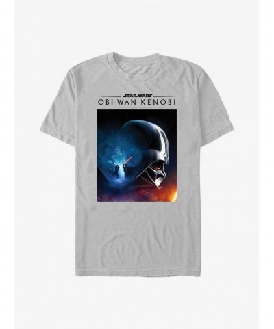 Discount Sale Star Wars Obi-Wan Kenobi Galaxy Fight T-Shirt $6.02 T-Shirts