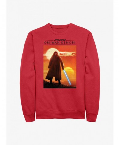 Bestselling Star Wars Obi-Wan Two Suns Sweatshirt $11.37 Sweatshirts