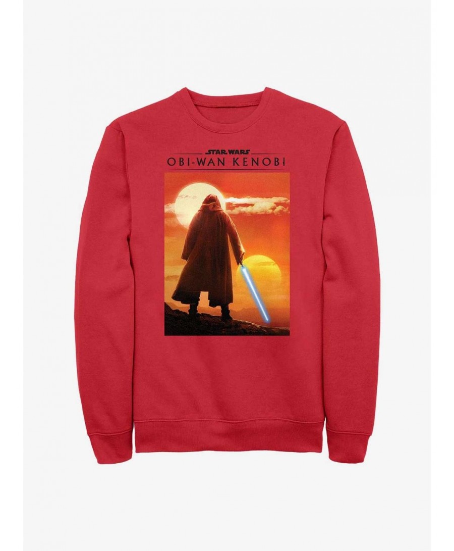 Bestselling Star Wars Obi-Wan Two Suns Sweatshirt $11.37 Sweatshirts