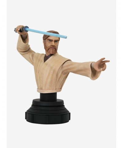 Exclusive Diamond Select Toys Star Wars: The Clone Wars Obi-Wan Kenobi 1:7 Scale Bust $20.97 Others