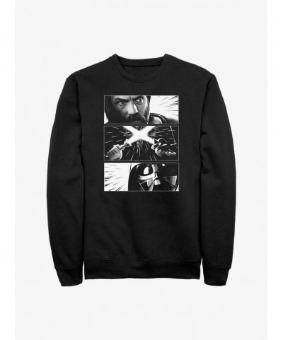 Fashion Star Wars Obi-Wan Kenobi Vader Panels Sweatshirt $11.11 Sweatshirts