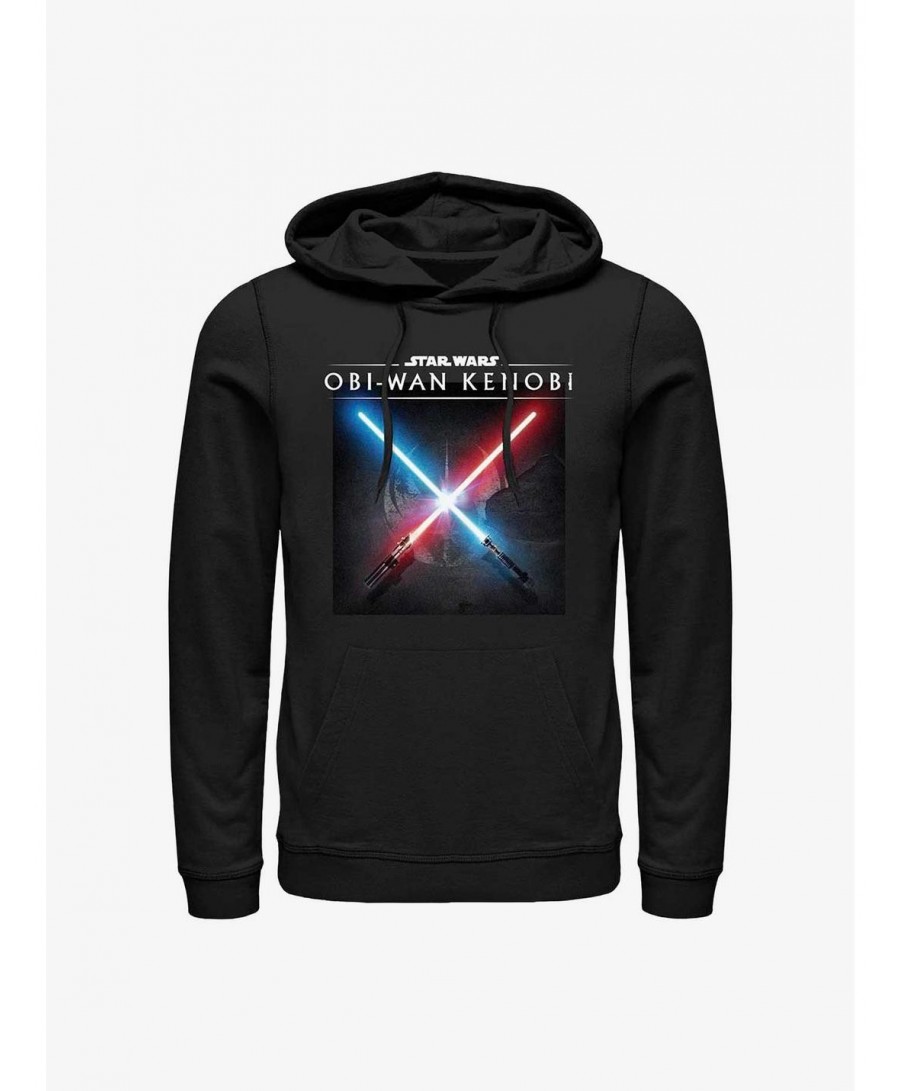 Wholesale Star Wars Obi-Wan Light Saber Clash Hoodie $10.06 Hoodies