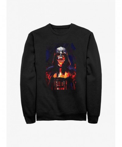 Absolute Discount Star Wars Obi-Wan Vader Paint Sweatshirt $8.27 Sweatshirts