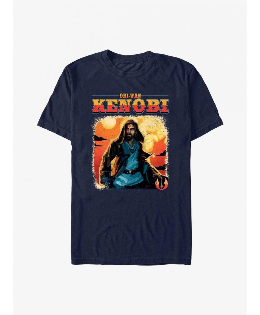 Hot Sale Star Wars Obi-Wan Kenobi Western Kenobi T-Shirt $7.36 T-Shirts