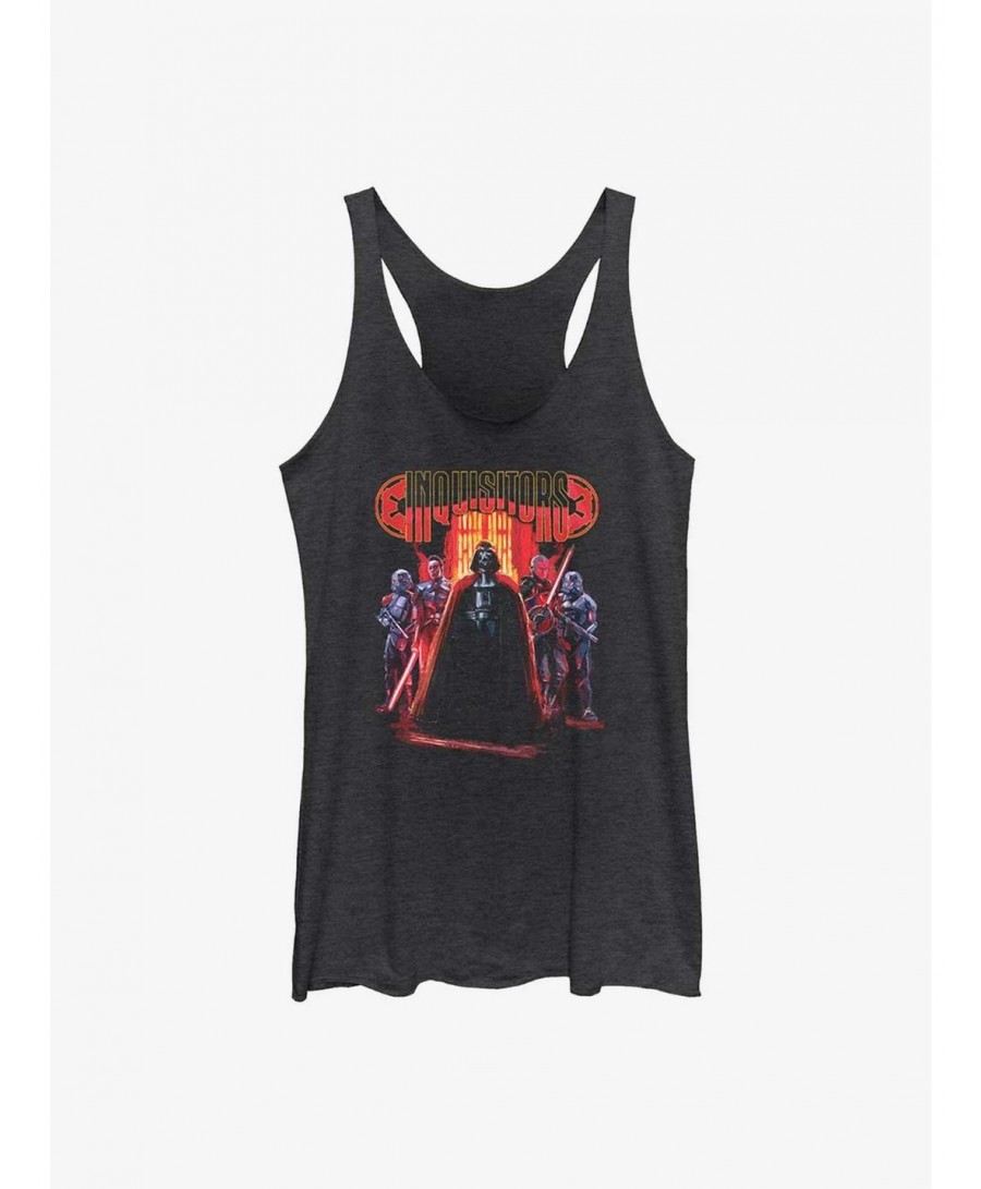 Exclusive Price Star Wars Obi-Wan Kenobi Inquisitors Crew Girls Tank Top $5.62 Tops