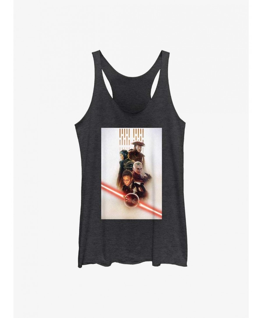 Premium Star Wars Obi-Wan Kenobi Character Poster Girls Tank Top $6.53 Tops