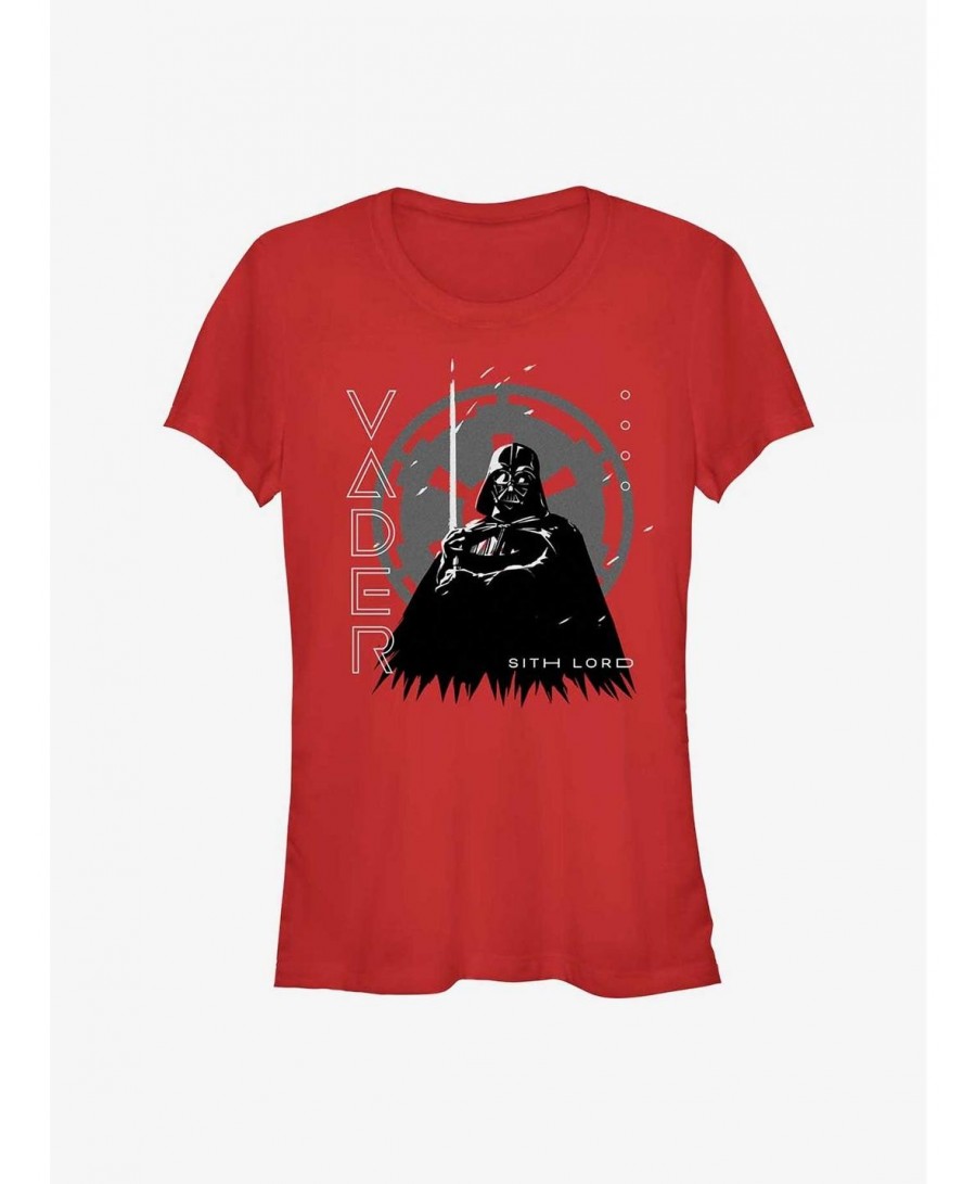 Crazy Deals Star Wars Obi-Wan Kenobi Lord Vader Girls T-Shirt $7.84 T-Shirts