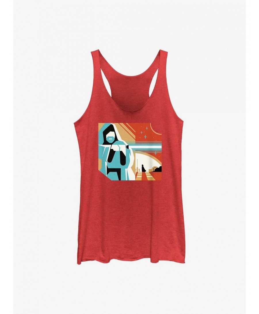 Big Sale Star Wars Obi-Wan Kenobi Geometric Obi-Wan Girls Tank Top $8.34 Tops