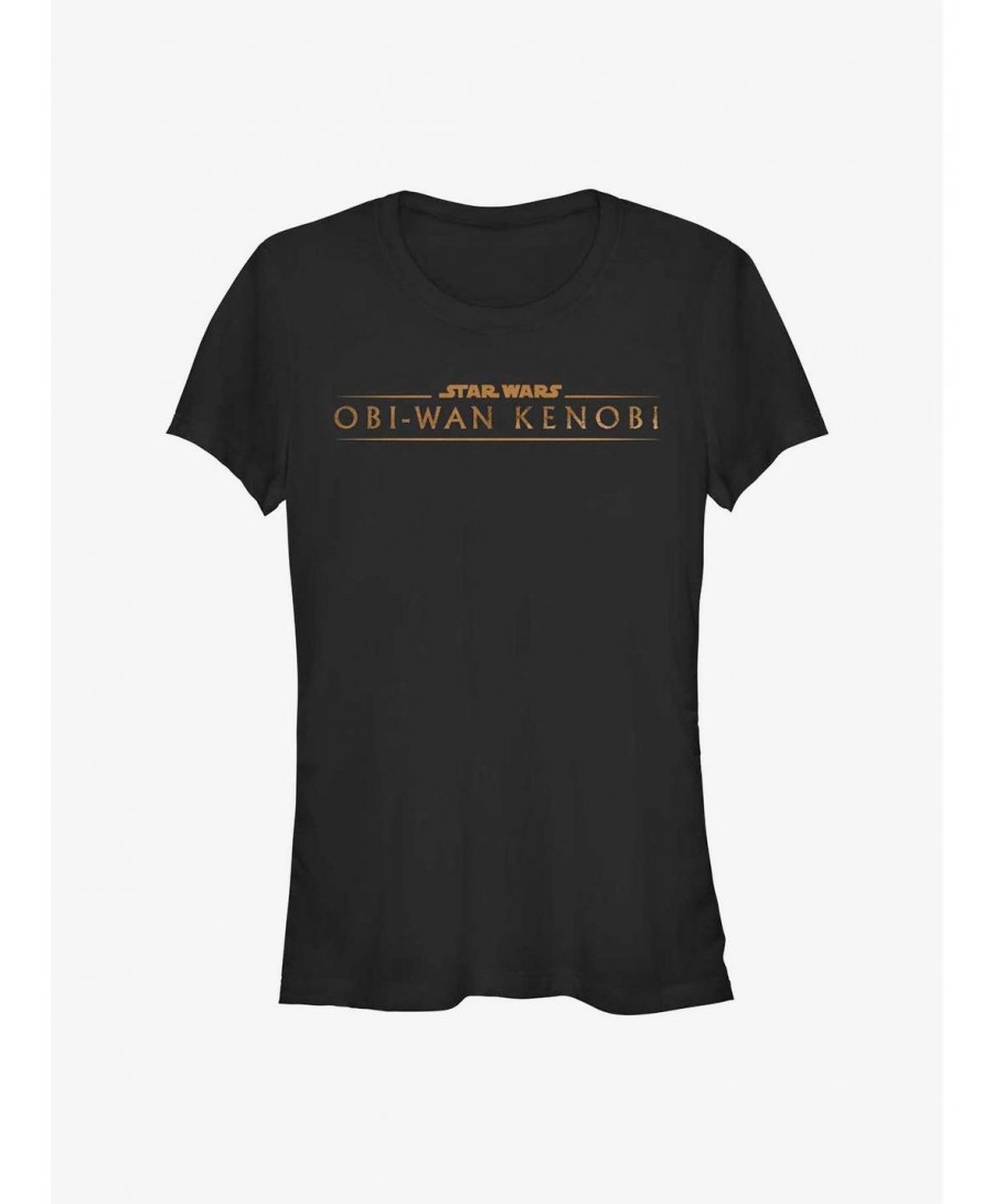 Special Star Wars Obi-Wan Kenobi Gold Logo Girls T-Shirt $8.02 T-Shirts