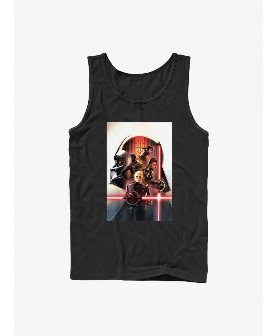 New Arrival Star Wars Obi-Wan Kenobi Vader Profile Poster Tank Top $8.02 Tops