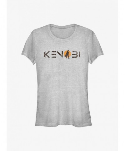 Festival Price Star Wars Obi-Wan Kenobi Single Sun Logo Girls T-Shirt $8.02 T-Shirts