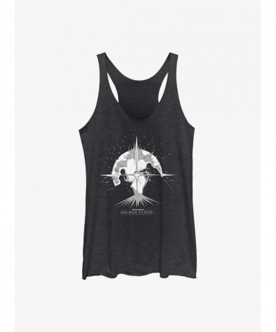 Limited-time Offer Star Wars Obi-Wan Explosive Duel Graphic Girls Raw Edge Tank $5.80 Tanks