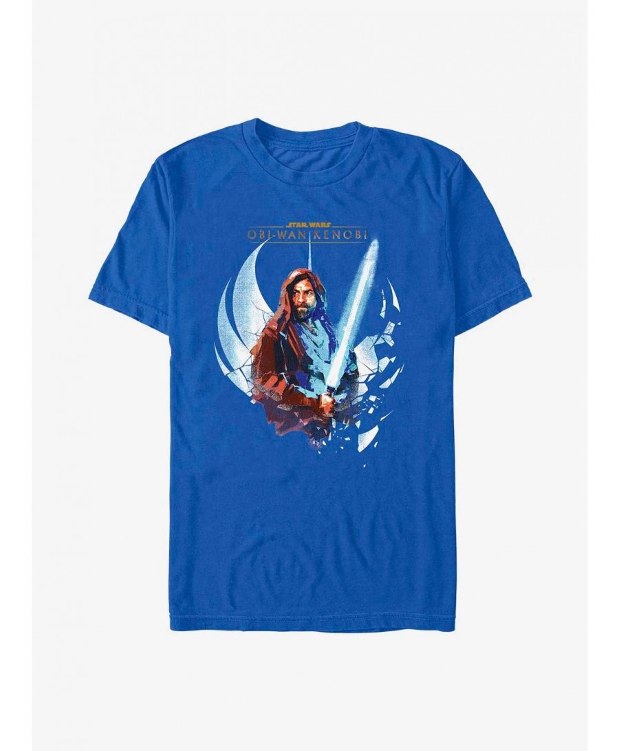 Discount Star Wars Obi-Wan Kenobi Shattered Jedi T-Shirt $5.02 T-Shirts