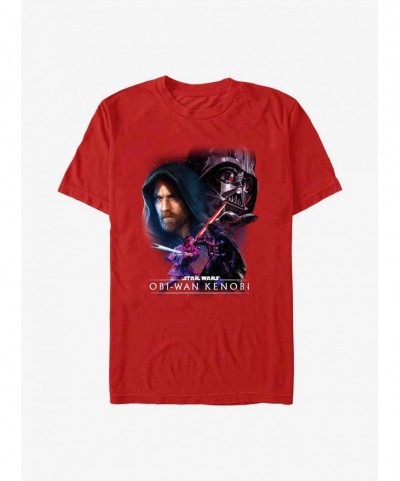 Bestselling Star Wars Obi-Wan Big Face Off T-Shirt $6.36 T-Shirts