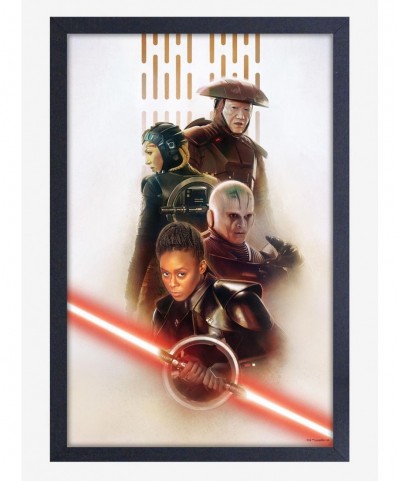 Seasonal Sale Star Wars Obi-Wan Group Pose Framed Wood Wall Art $9.21 Others