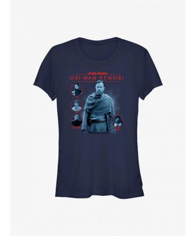 Exclusive Price Star Wars Obi-Wan Kenobi In The Shadows Girls T-Shirt $5.40 T-Shirts