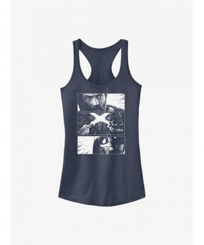 Seasonal Sale Star Wars Obi-Wan Kenobi Face-Off Sequence Girls Tank Top $7.67 Tops