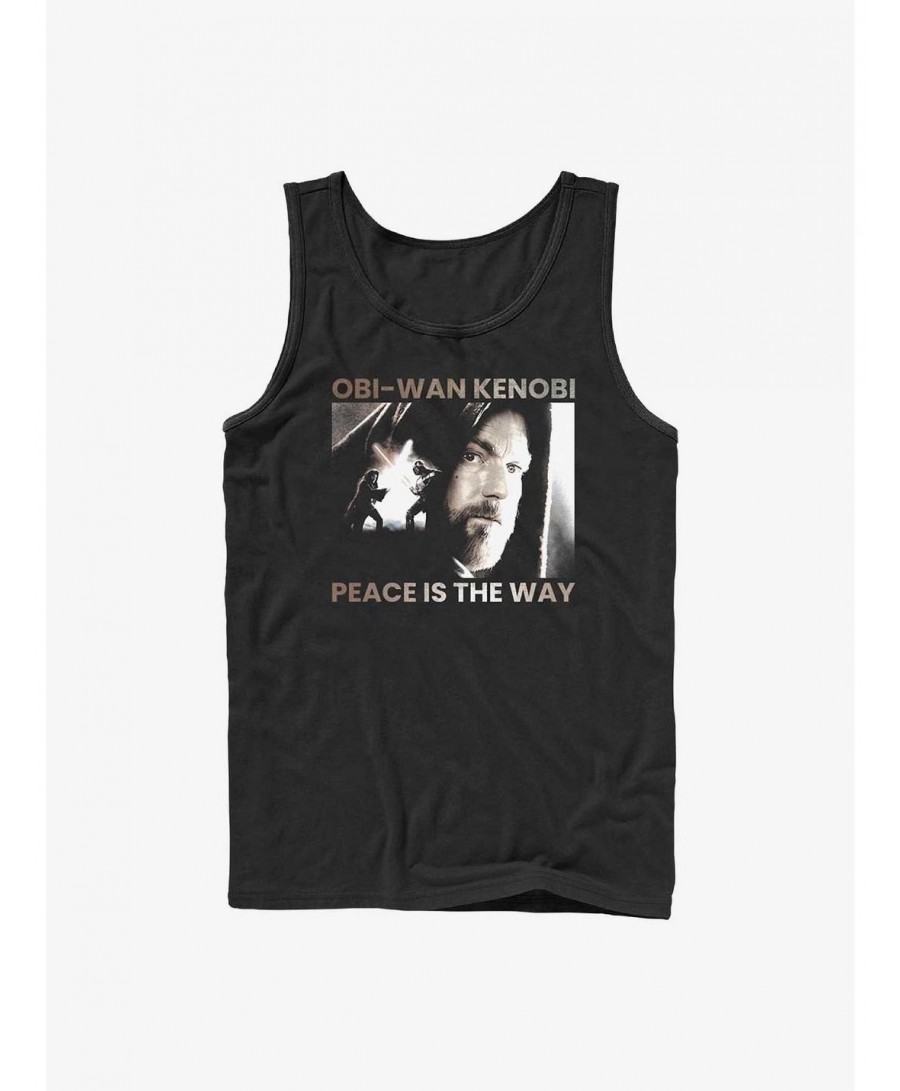 Big Sale Star Wars Obi-Wan Peace Is The Way Tank $8.54 Tanks