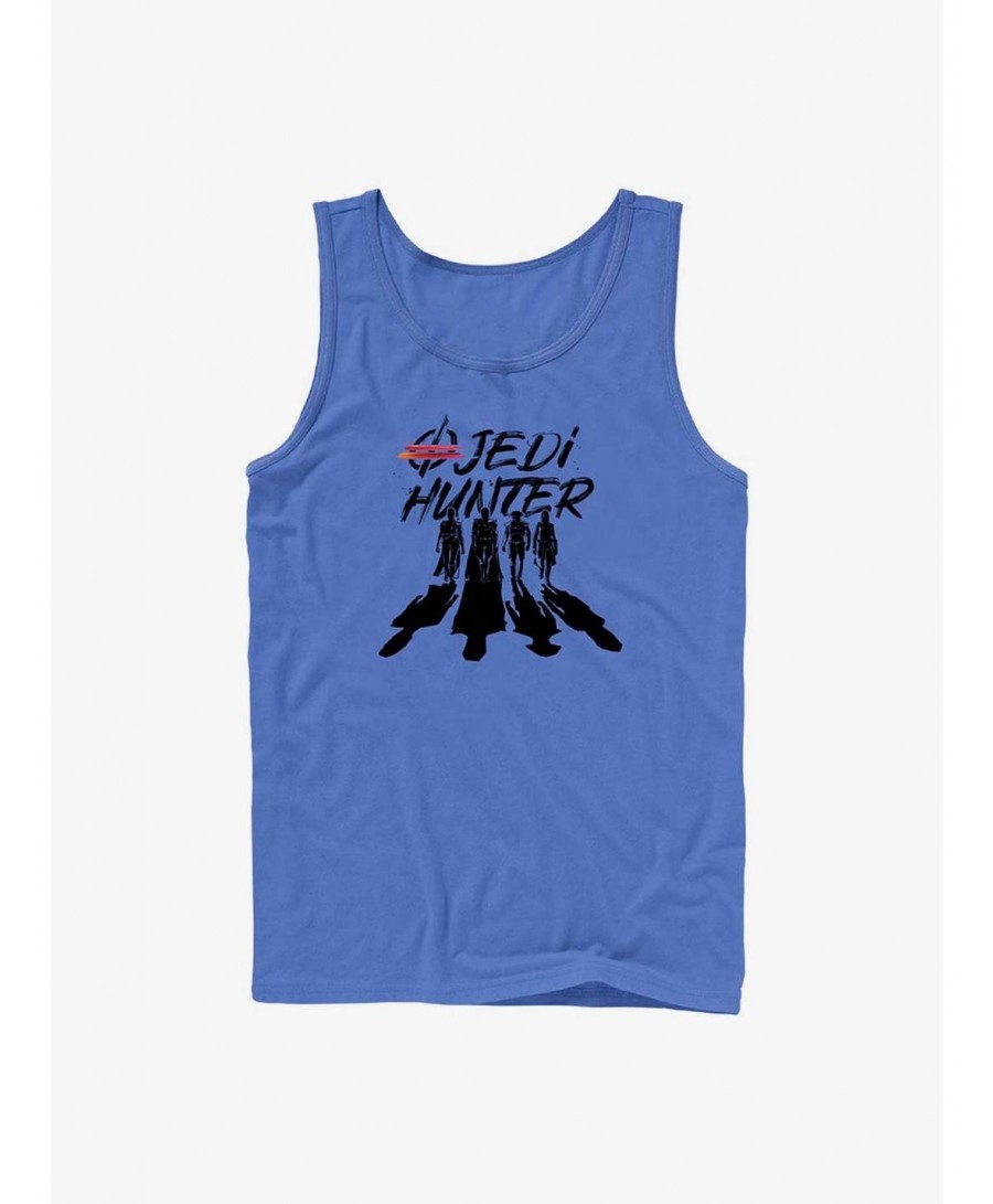 Festival Price Star Wars Obi-Wan Kenobi Jedi Hunter Silhouettes Tank Top $5.93 Tops