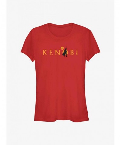 Wholesale Star Wars Obi-Wan Kenobi Two Suns Logo Girls T-Shirt $5.58 T-Shirts