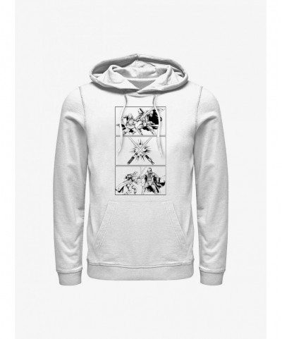 Discount Sale Star Wars Obi-Wan Three Stack Hoodie $10.69 Hoodies