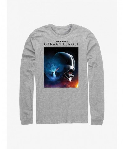 Fashion Star Wars Obi-Wan Galaxy Fight Long-SLeeve T-Shirt $7.37 T-Shirts