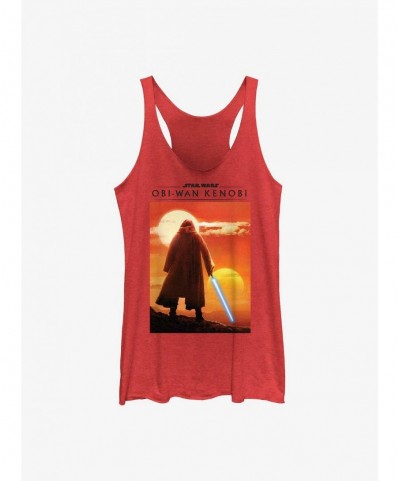 Flash Deal Star Wars Obi-Wan Kenobi Over The Hills Girls Tank Top $6.35 Tops