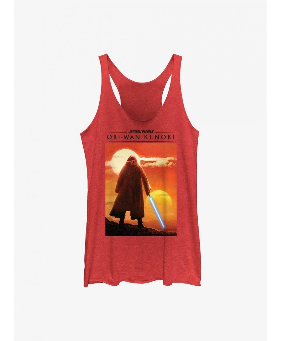 Flash Deal Star Wars Obi-Wan Kenobi Over The Hills Girls Tank Top $6.35 Tops