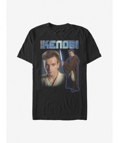 Unique Star Wars Obi-Wan Kenobi Lightsaber T-Shirt $7.36 T-Shirts