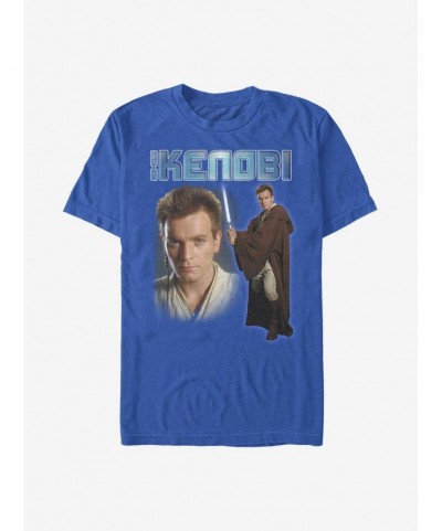 Unique Star Wars Obi-Wan Kenobi Lightsaber T-Shirt $7.36 T-Shirts